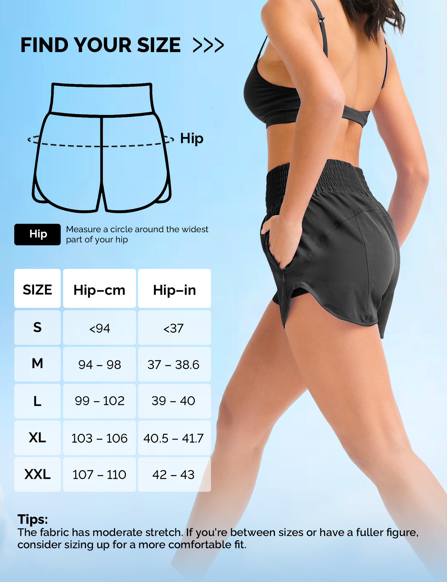 Yogaration 2.5'' High-Waisted Athletic Shorts for Women with 2 Zippered Pockets for Workout